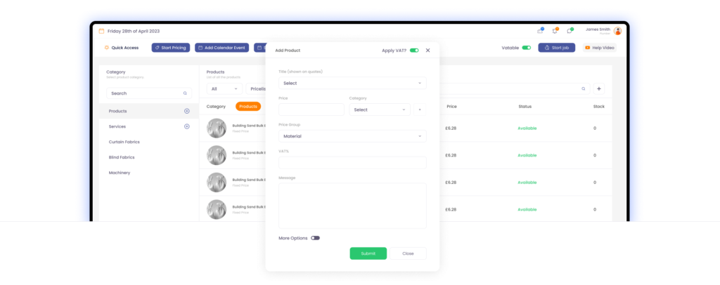 product pricing software