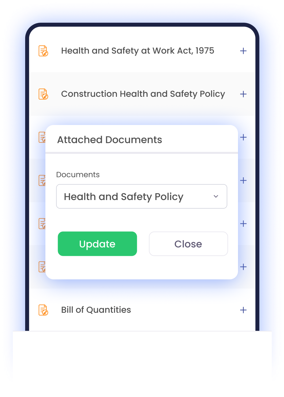 document management on a mobile