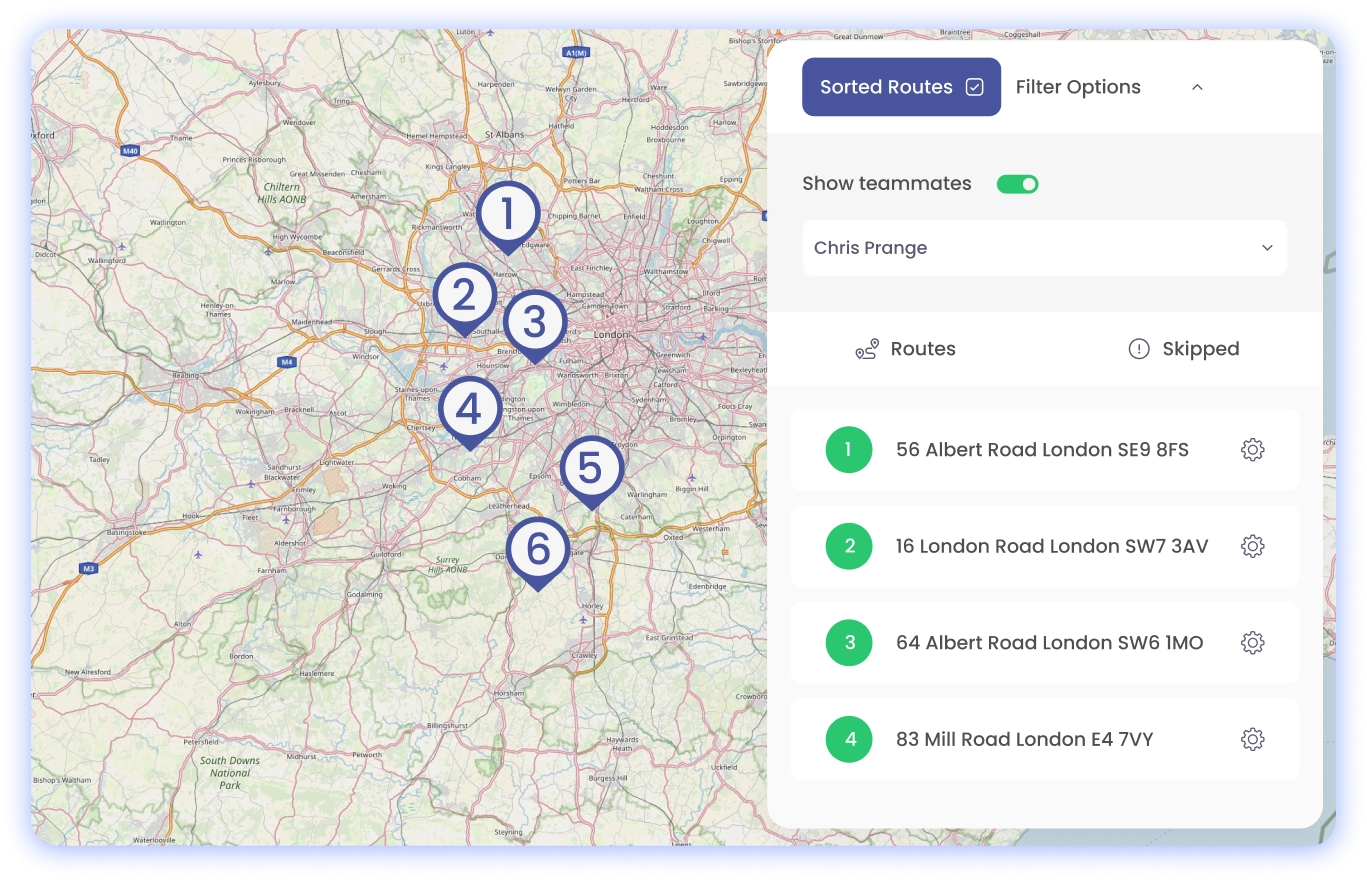 Route Mapping