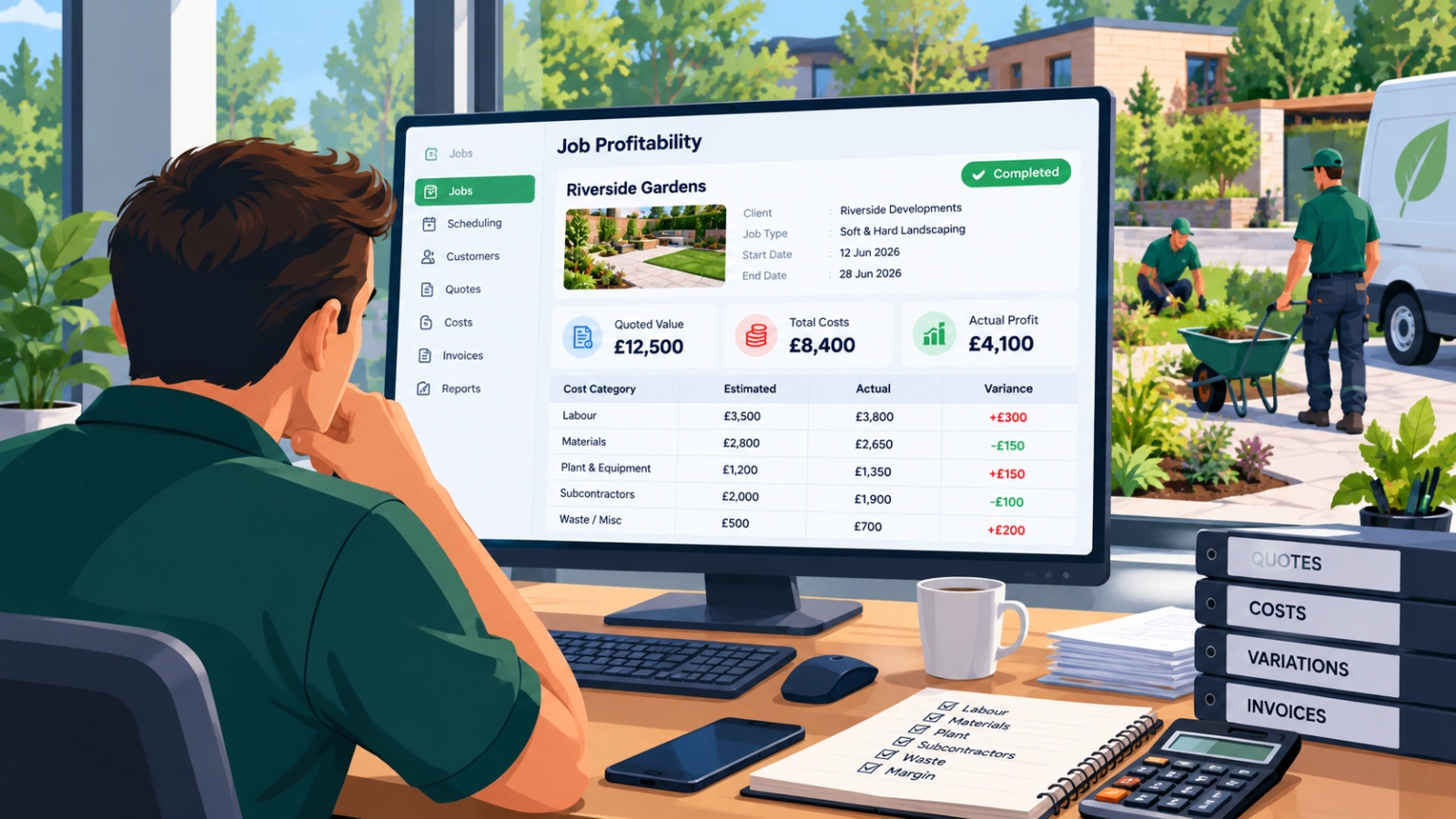 Did Your Landscaping Job Make the Profit You Expected?