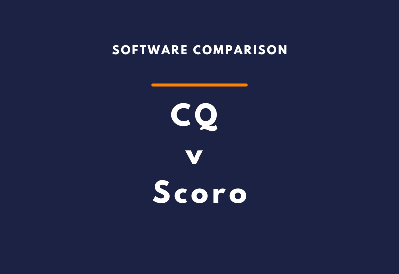 software comparison - CQ verses Scoro
