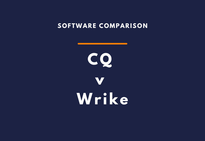 software comparison - CQ verses Wrike