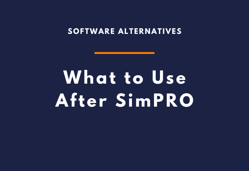 What to Use After SimPRO