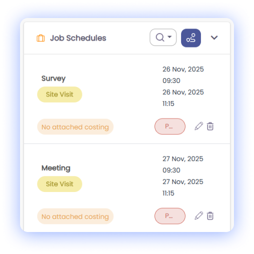 Job Scheduling & Work Planning