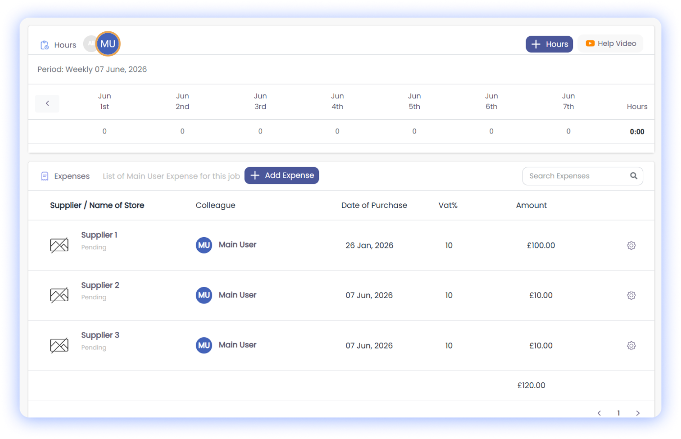 Labour Cost & Time Tracking