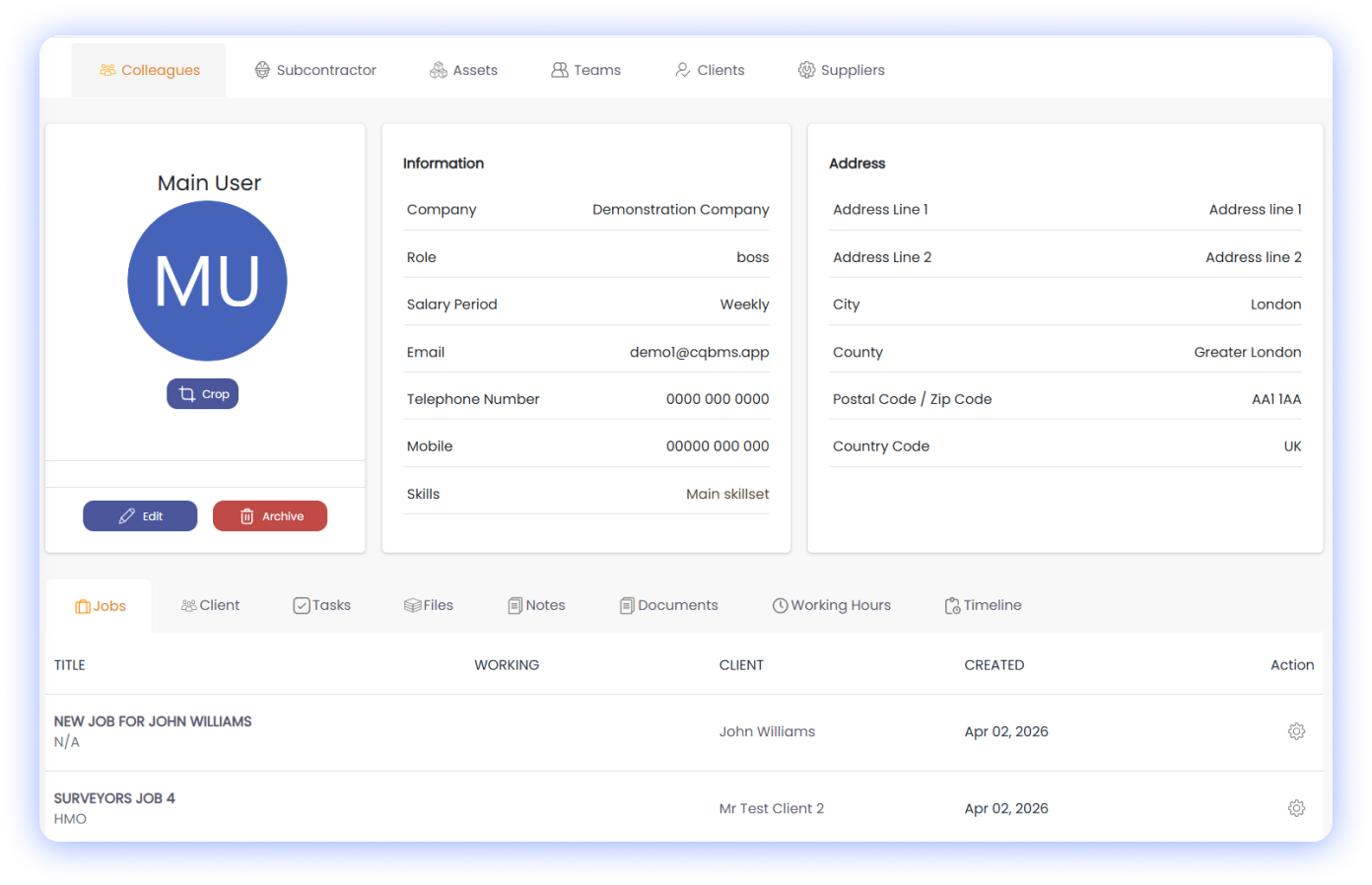 Staff Management & Workforce Administration
