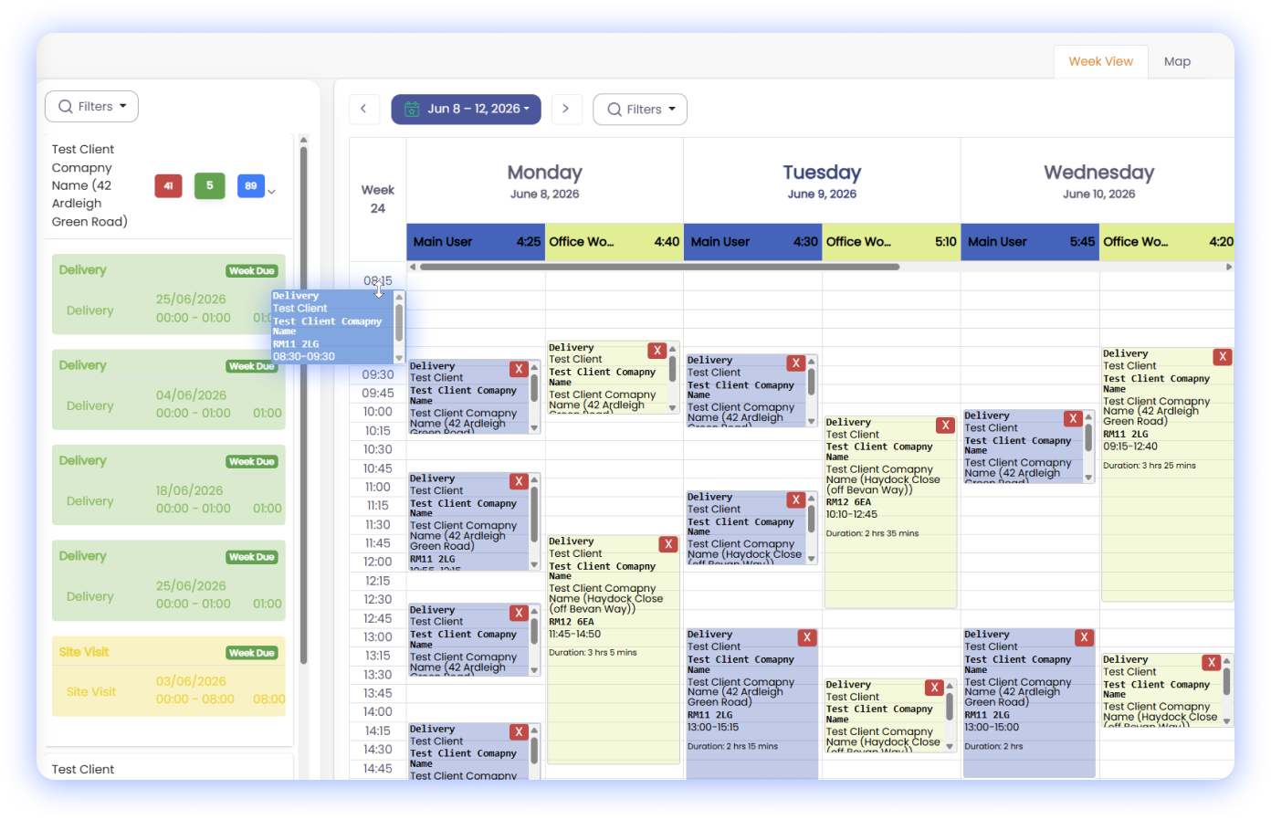 job scheduling & work management software