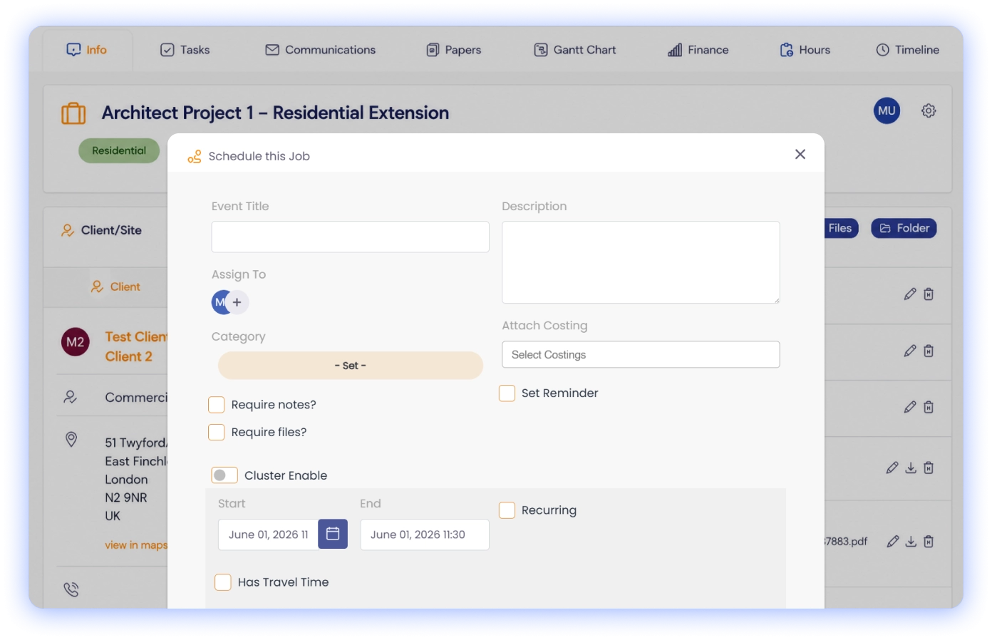resource planning & scheduling
