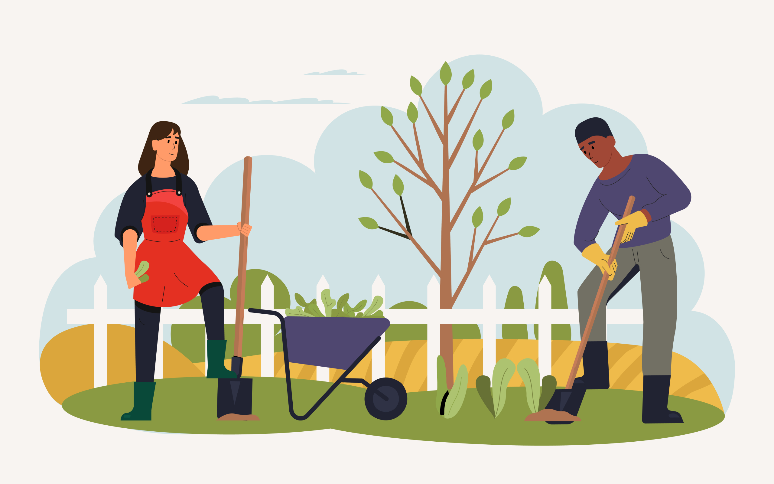 before ai for landscape gardenining